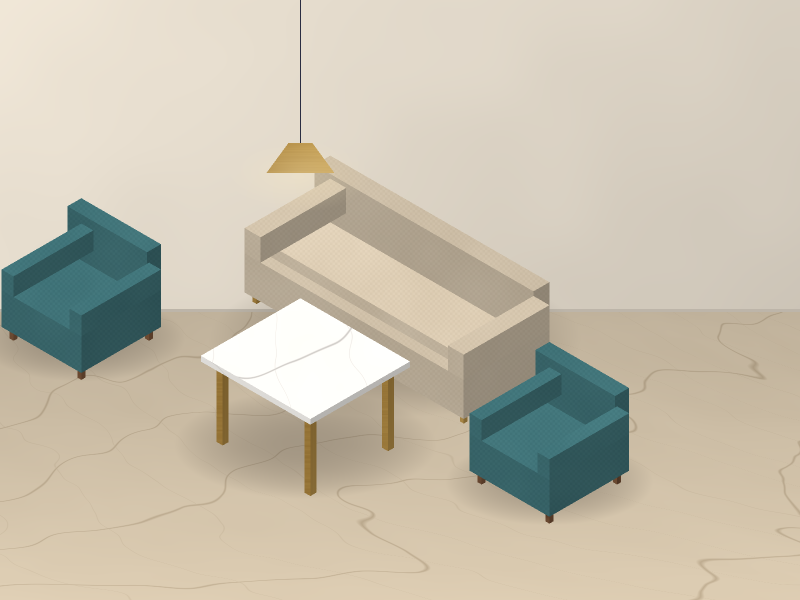 Hotel lobby seating — Olaya
